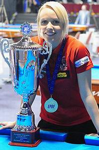 Jasmin Ouschan (Австрия) — трехкратная чемпионка Европы среди женщин 2011 Jasmin Ouschan (Австрия) — трехкратная чемпионка Европы среди женщин 2011